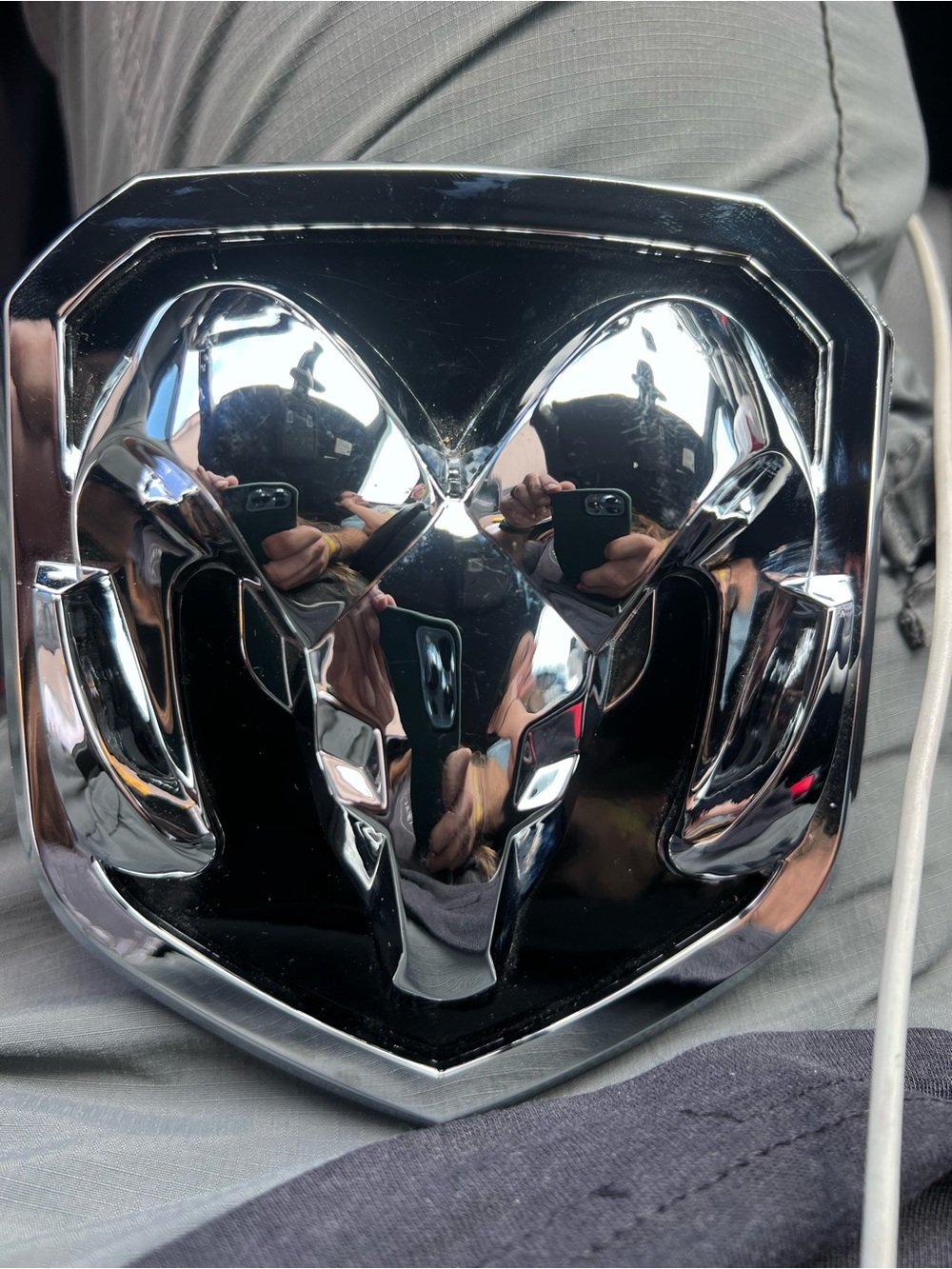 Dodge Ram Chrome Ram Head Emblem